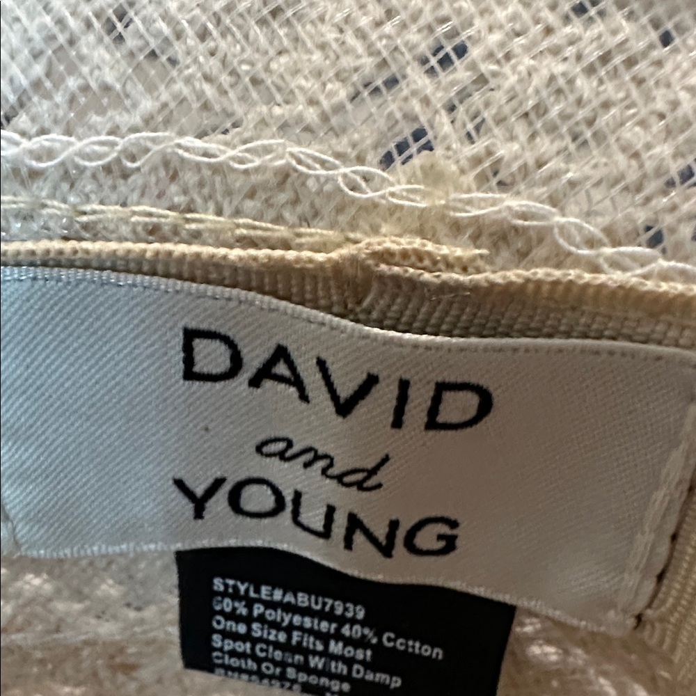 David and Young Elegant Cream Hat - Picture 2 of 4